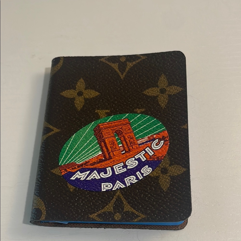 Louis Vuitton Monogram Mini Notebook - Paris Handpainted Design